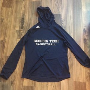Georgia Tech Adidas thin hoodie